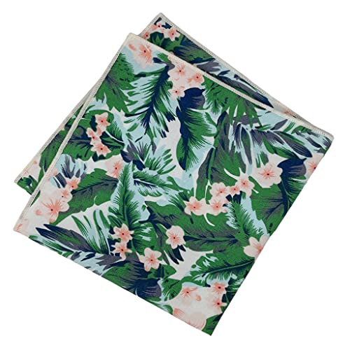 Image of Kebocis Men's Floral Pocket Square Handkerchief for Men