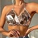 Rhinestone Mesh Top Shirt Crystal Bra Body Chain Festival Rave Crop Tank Top Sexy Lingerie Beach Underwear for Women Rose Gold