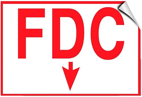 Miniatura 1 de Fdc - Adhesivo adhesivo de 8 pulgadas para señalar hacia abajo