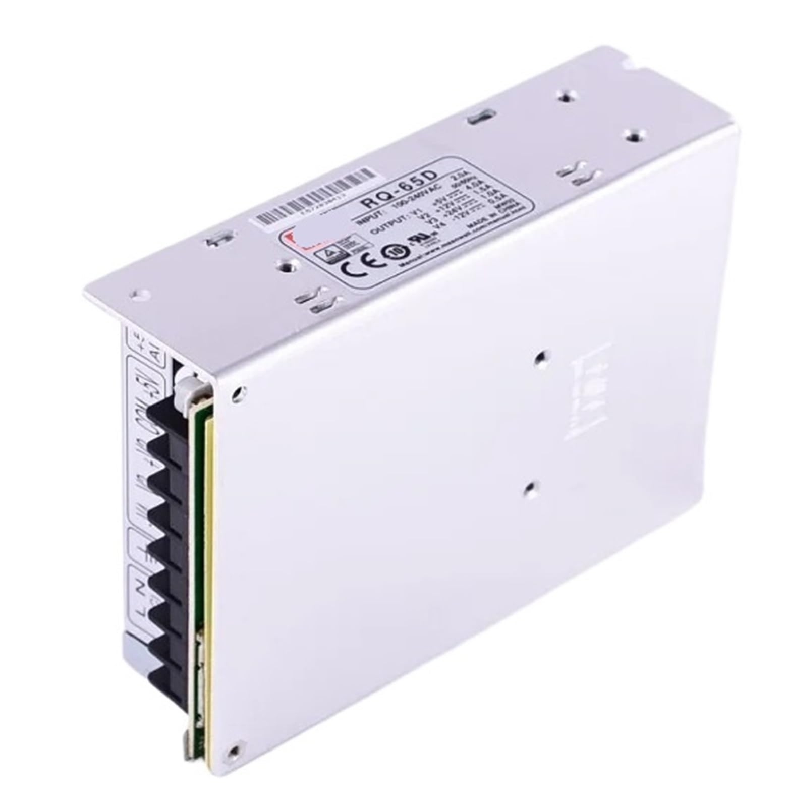 Alimentation à découpage quadruple sortie AC/DC 65 W pour boîtier