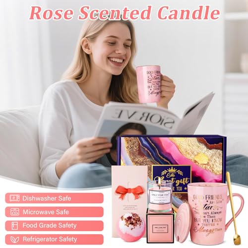 Funny Pink Marble Coffee Mug for Best Friend Birthday Gift - Image 2