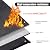 MDEOOSKY 31"x24" Under Grill Mat Outdoor Grill Deck Protector Fire Pit Mat Fireproof Mat Oil-Proof Waterproof BBQ Protector for Deck and Patio Easy to Clean Storage Waterproof Foldable, 1/2mm