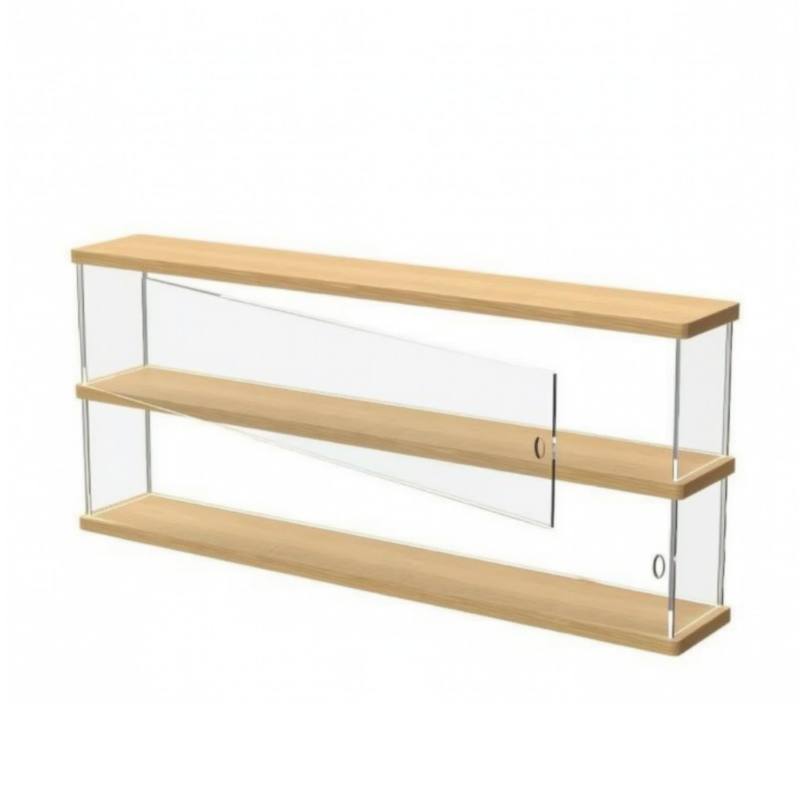 Vitrina Acrílico Elegante Expositor, Grande, 2 Niveles, Style to 6