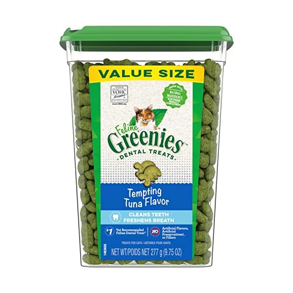 Greenies Feline Dental Treats Tempting Tuna Flavor Greenies Feline Dental Treats Tempting Tuna Flavor