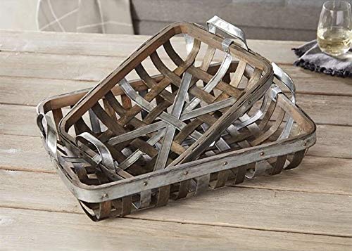 Miniatura 4 de Gift Basket Village Campfire Christmas con manta de invierno y kit de fabricación en bandeja de servicio de madera y metal, S'mores, 1 unidad