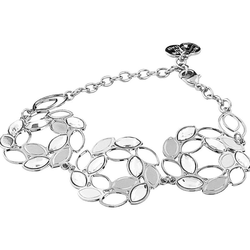 Bracelet femme couronne de fleurs cristaux Swarovski XBR749 le cadeau idéal