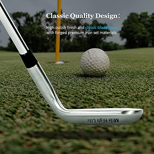 Mile High Life | Entry Level Golf Sand Wedge Sets | Beginner’s Golf Gap Wedge Sets | Lob Wedge Golf Clubs For Men & Women (50/54/58 Degrees Set) #TOP3