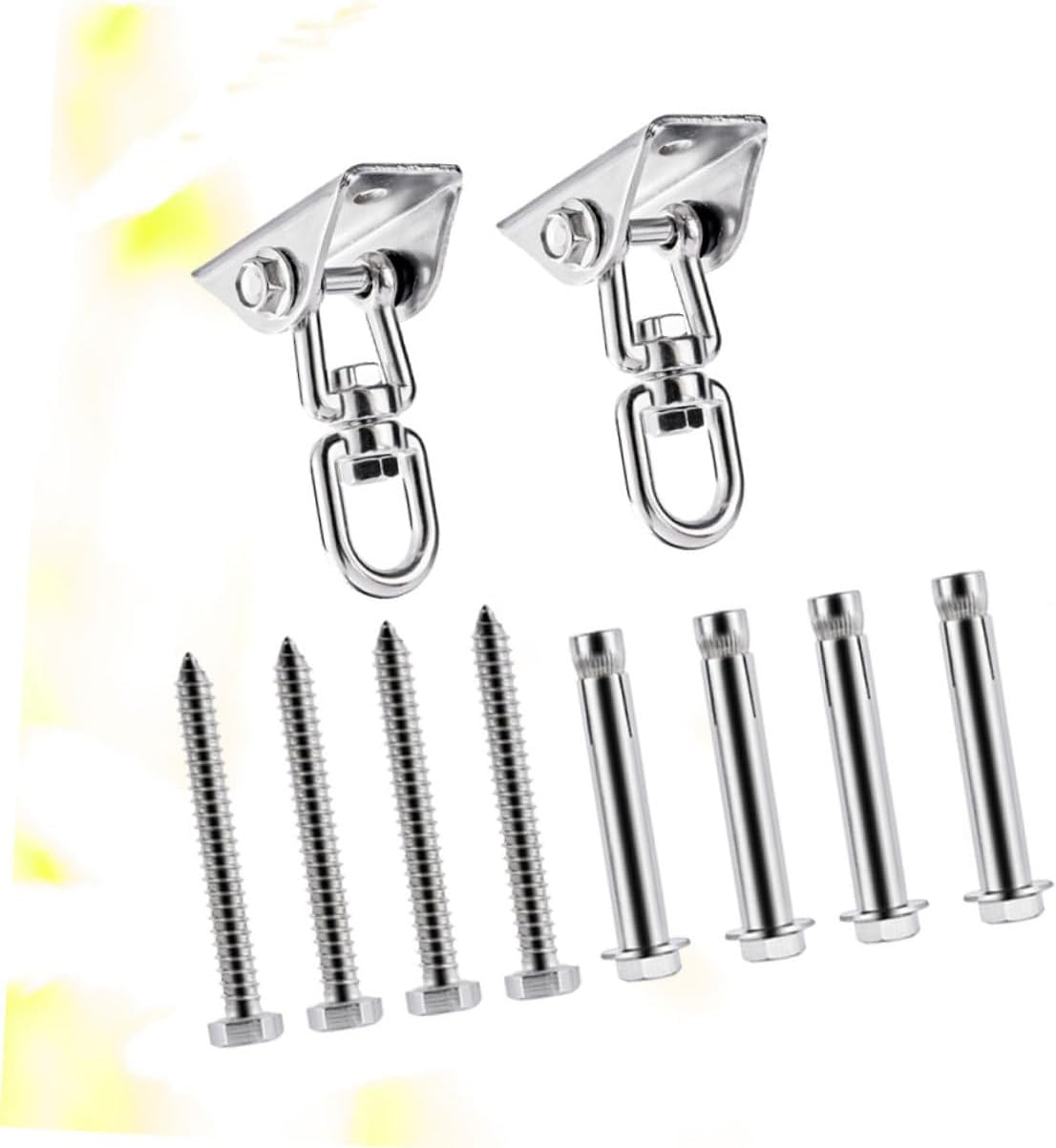 Set Parts Stainless Steel Hooks Hooks for Hammock Hanger Easy Installation Kit