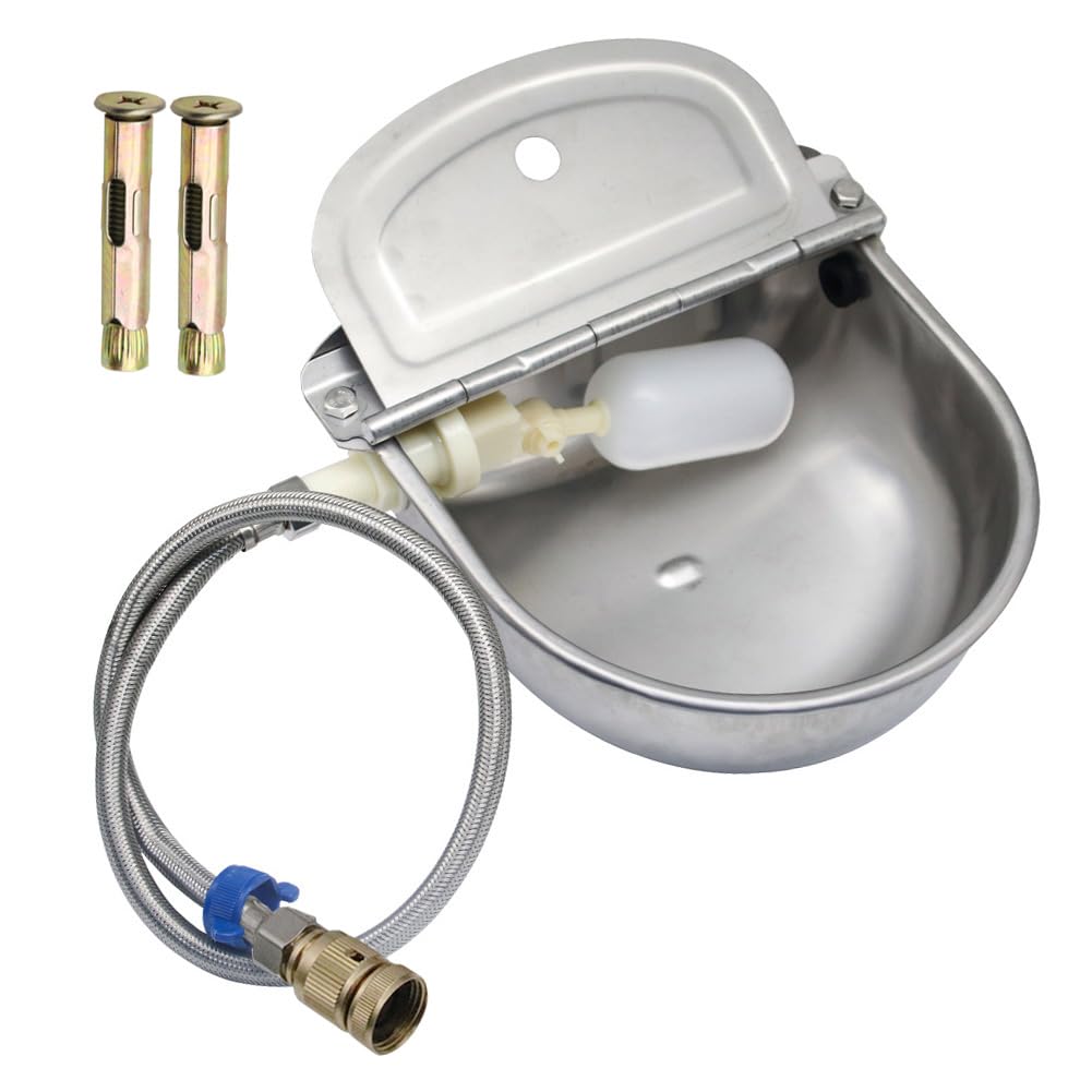 APlayfulBee 304 Stainless Steel Automatic Waterer Bowl