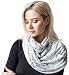 Literati Club Pride and Prejudice Book Scarf,Ivory,One Size