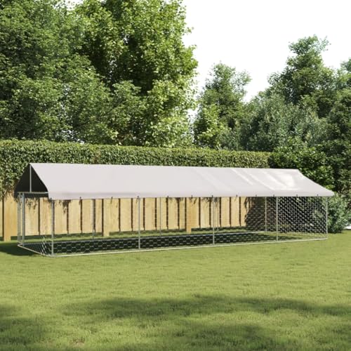 Hundezwinger vidaXL Outdoor mit Dach 600x200x150 cm