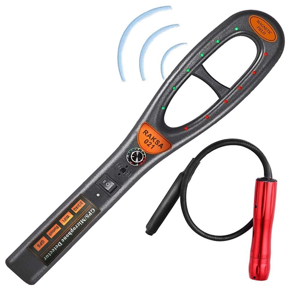 021 Scanner de sécurité portable GPS pour détecter le signal RF et le détecteur magnétique