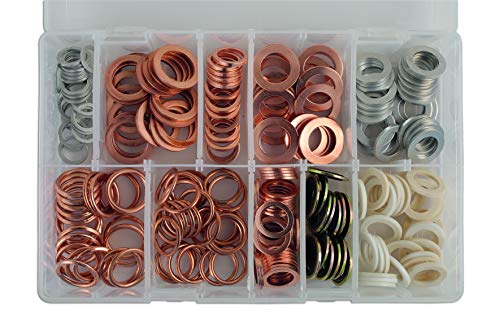 Connect 31869 Assorted Sump Plug Washers Box 250pc