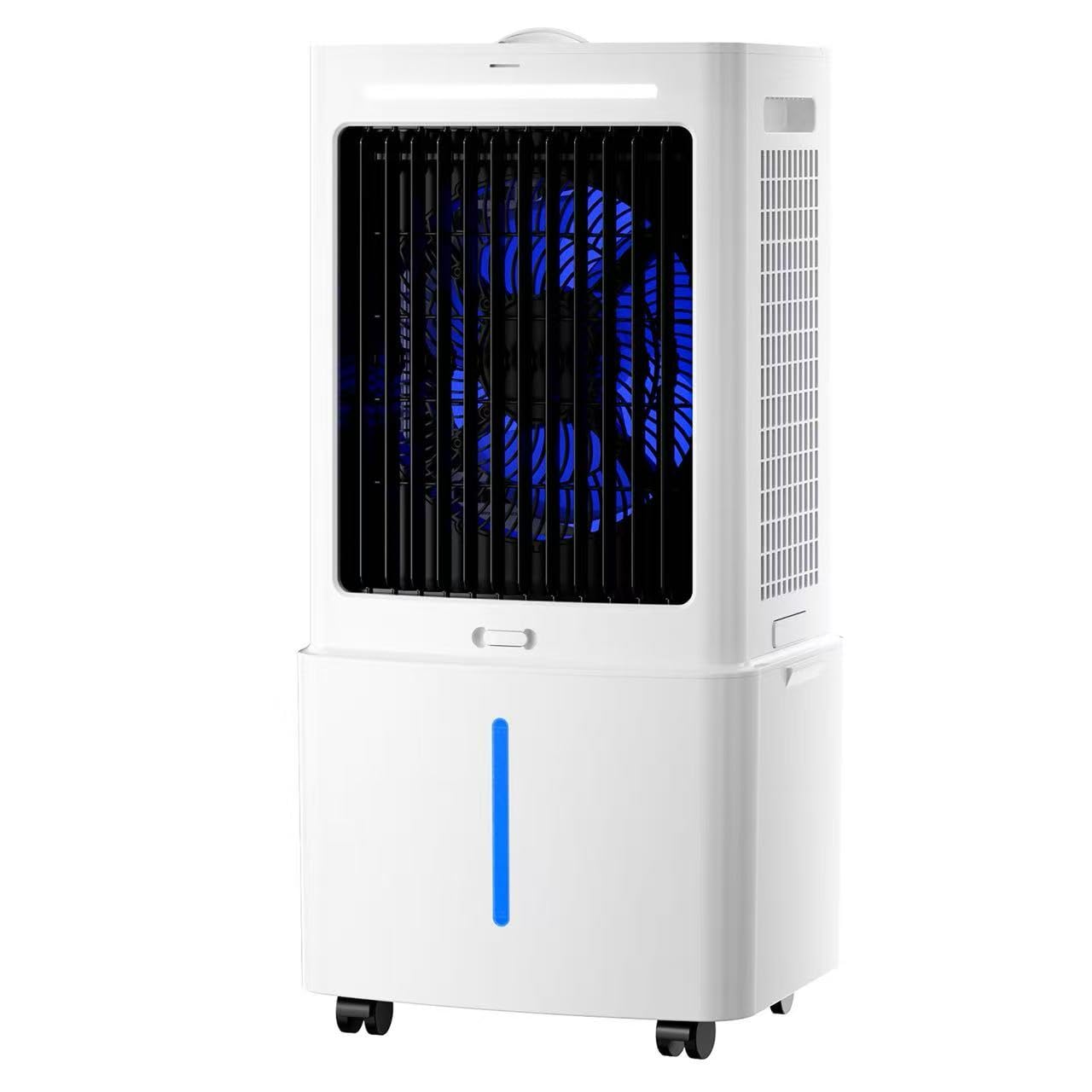 Aire Acondicionado Portátil 25L Enfriador De Aire Silencioso | Temporizador 12H,3 Velocidades,Depósito Extraíble,Control Remoto,Aire Acondicionado Portátil Sin Tubo Exterior