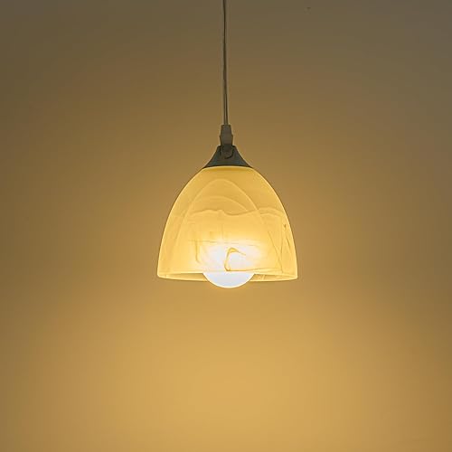 Miniatura 17 de Kiven Accesorio de iluminación de riel tipo H, luz colgante de pista de halo de vidrio regulable con control remoto, longitud ajustable con 3 modos