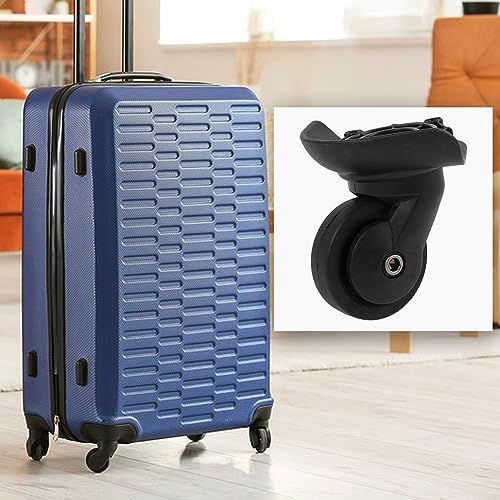 4Pcs Universal Swivel Wheel Left Suitcase Wheel (4L) 115W Series W293 Wheel Replacement Black4