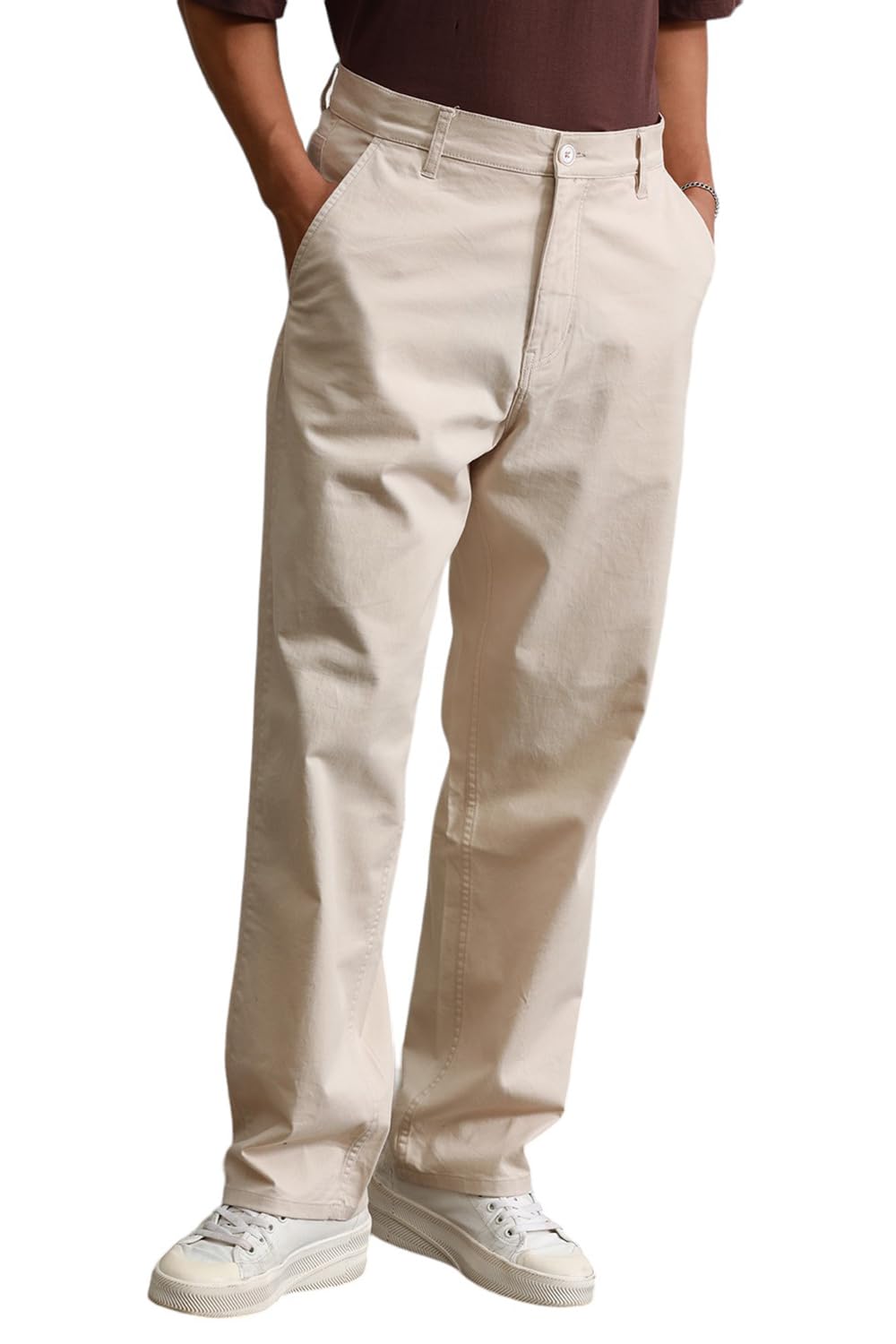 hubberholme Men Cotton Loose Fit Mid-Rise Trousers |5|-picture-18