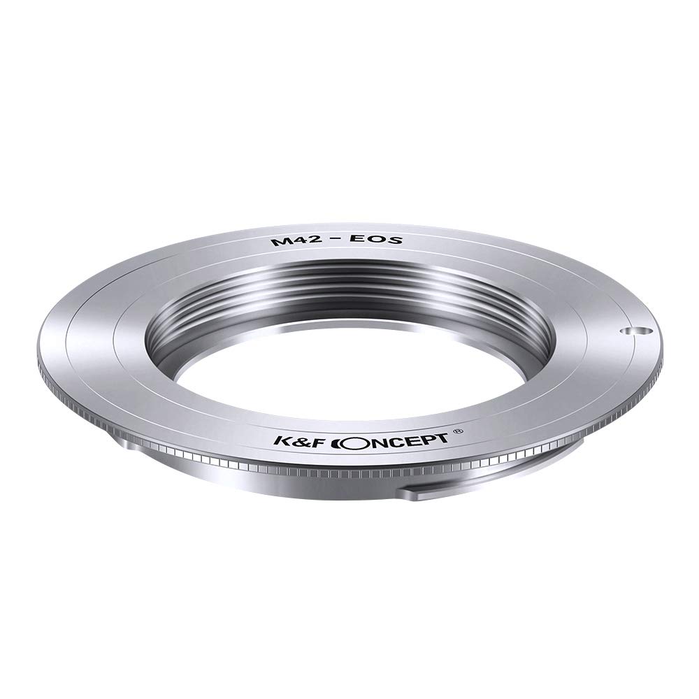 K&F CONCEPT M42-Canon EOS Objektiv Mount Adapter Ring für M42 Objektiv auf Canon EOS DSLR Kamera Objektiv Adapterringe