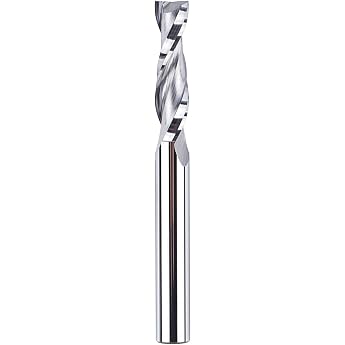 SpeTool Spiral Cutter 6 mm Shaft Upcut 24 mm Cutting Length Router Bit Milling Cutter for Router 2 Flutes CNC Cutter Groove Cutter Solid Carbide End Mill Wood Cutter Spiral Groove Cutter Slot Cutter Wood