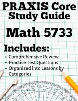 Paperback Praxis Core Study Guide for Math 5733 Book