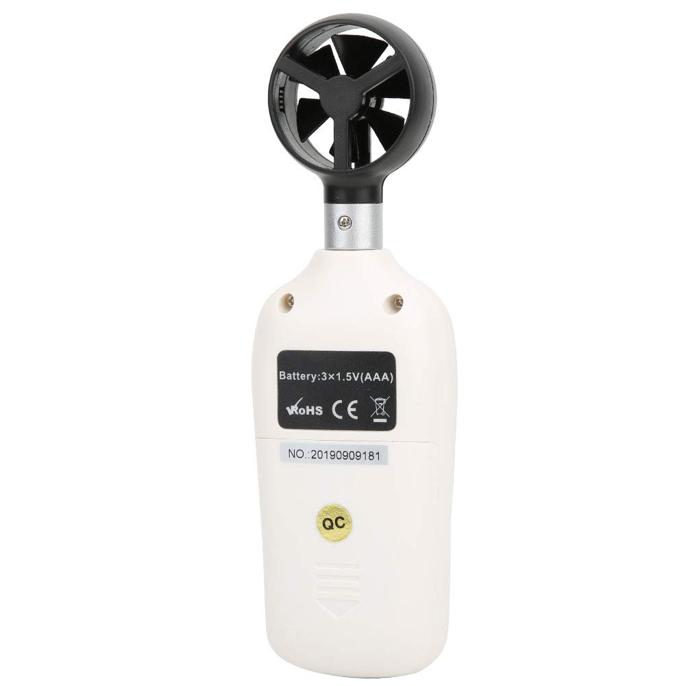 MT 915 Digitales Handanemometer zur Messung von Windgeschwindigkeit und Temperatur – Tragbares Wettermessgerät mit Max./Min.-Datenspeicherung für UAV-Umgebungen und den