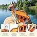 KONVINIT Schwimmweste Hund,Hundeschwimmweste,Schwimmwesten für Hunde -Dog Life Jacket für Kleine Mittel Große Hunde zum Bootfahren,Schwimmen,Surfen,Größenverstellbar mit Griff und Reflektoren