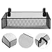 OKUMEYR Hängekorb Metall Schwarz Für Bett Organizer Mit Haken 10.63X5.12X3.54 Zoll Nachttisch Aufbewahrungskorb Für Wohnheim Schlafzimmer Büro