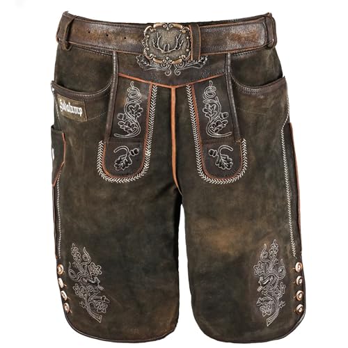 Pantalon en cuir de chèvre véritable hodalump fait main aux finitions traditionnelles