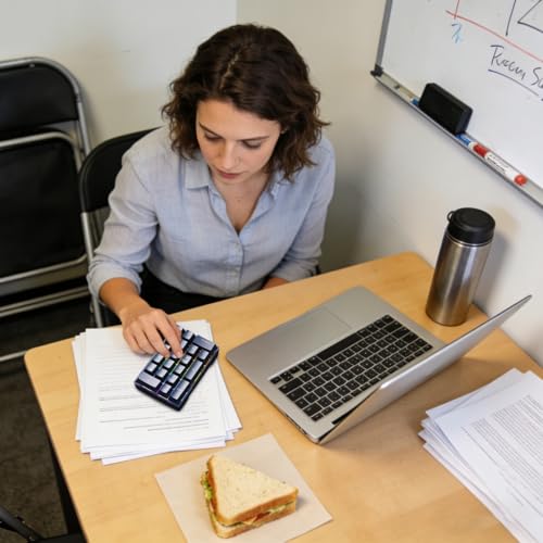 Teclado numérico de computadora enchufable mecánico para programadores 2