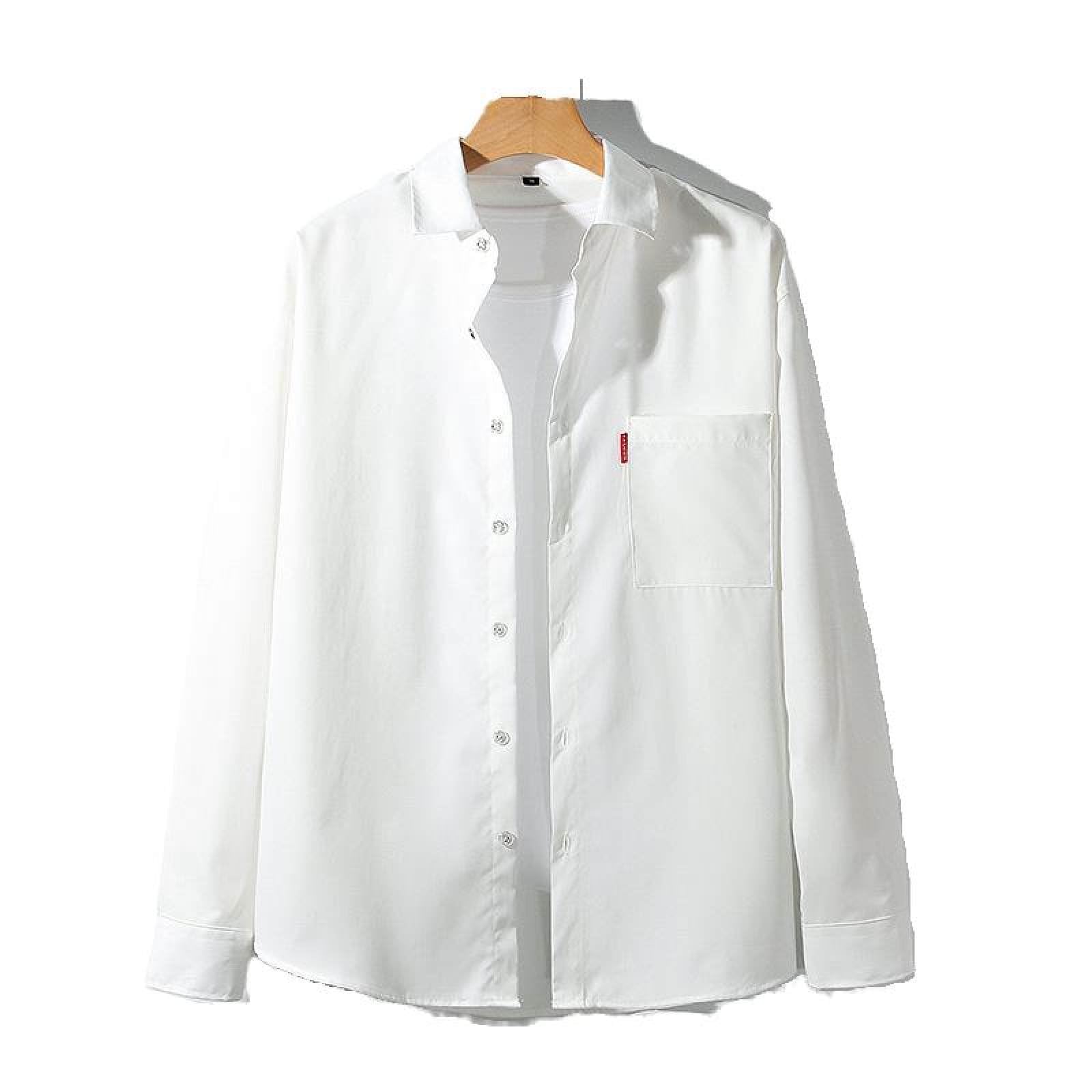 Chemise ample de grande taille pour hommes look décontracté