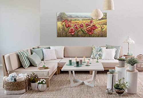 KunstLoft® Metalen schilderij 'Blooming Meadows' 120x60x5,5cm handgemaakte wanddecoratie - Image 4