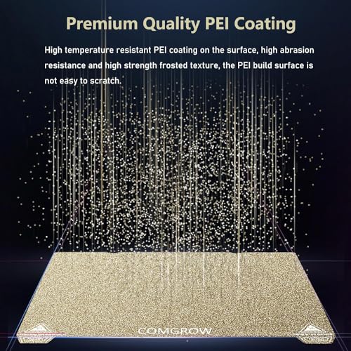 Ender 3 V3 SE PEI Federstahl 235x235mm,Textur PEI Platte Magnetisches Flexibles Heizbett, 235 mm para Creality K1/Ender 3 V3 KE/Ender 3/Ender 3 V2/Ender 3 V2 Neo/Ender 3 Neo/CR-10 SE