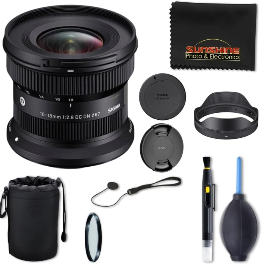 Amazon.com : Sigma 10-18mm f2.8 DC DN Contemporary Lens for Sony E