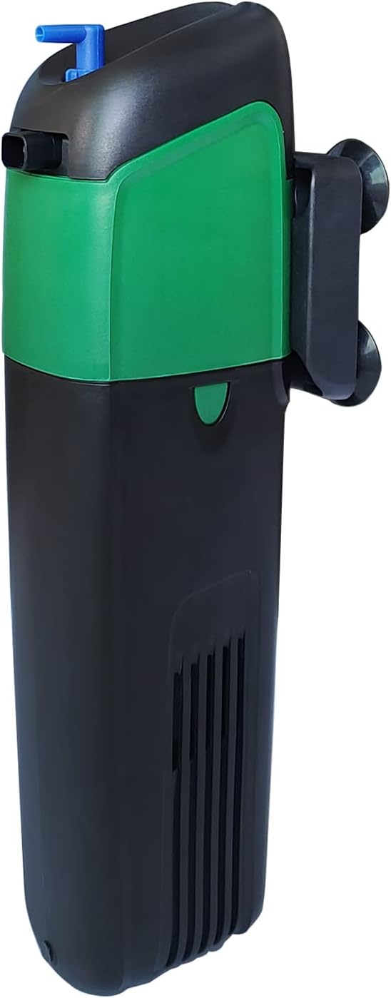 LafingKiz Aquarium Pump U-V Kill-er Green Water Fish Tank Pump Green Machine Aquarium Clean Filter Adjustable Tank Pump Filter Plant…