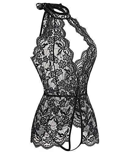 Image of Ababoon Women One Piece Lingerie Lace Sexy Baby Dolls Teddy Sleepwear