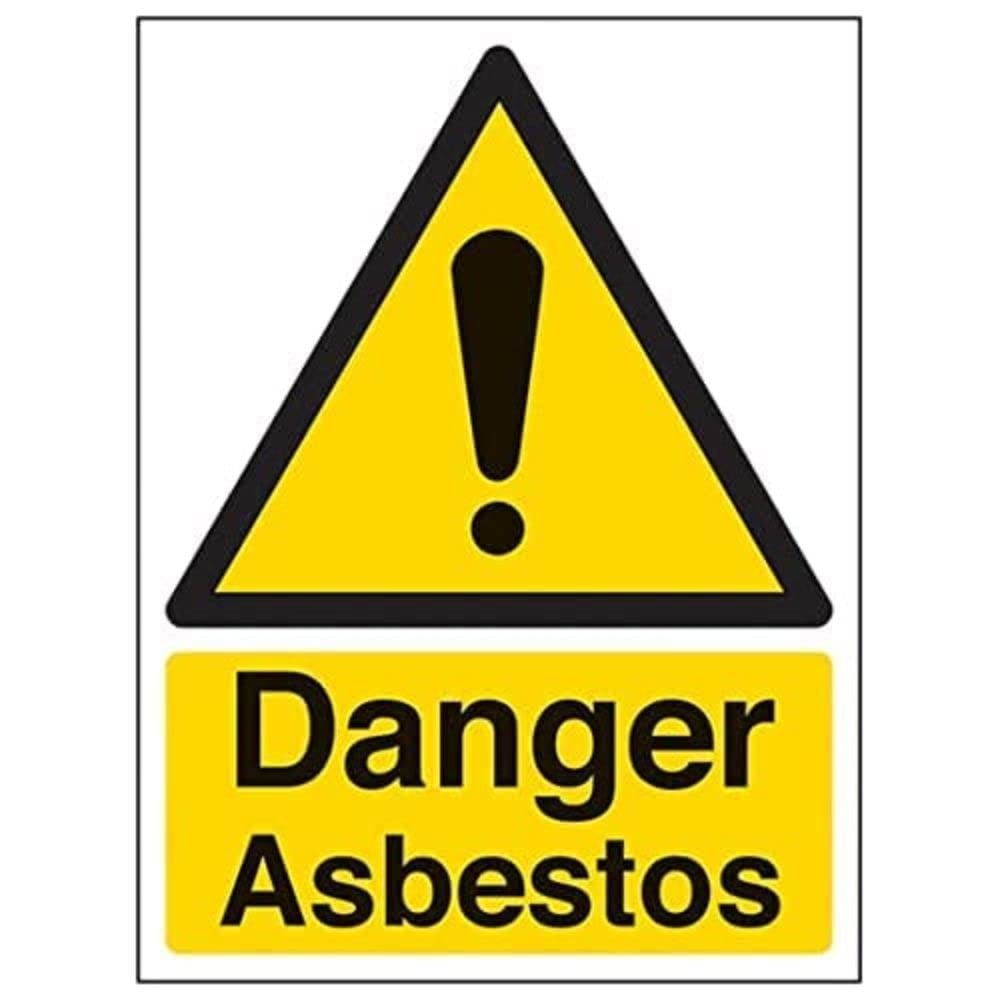 V Safety Eco Friendly Warning Asbestos - Danger Asbestos - 300 X 400mm, Multi, 300x400mm