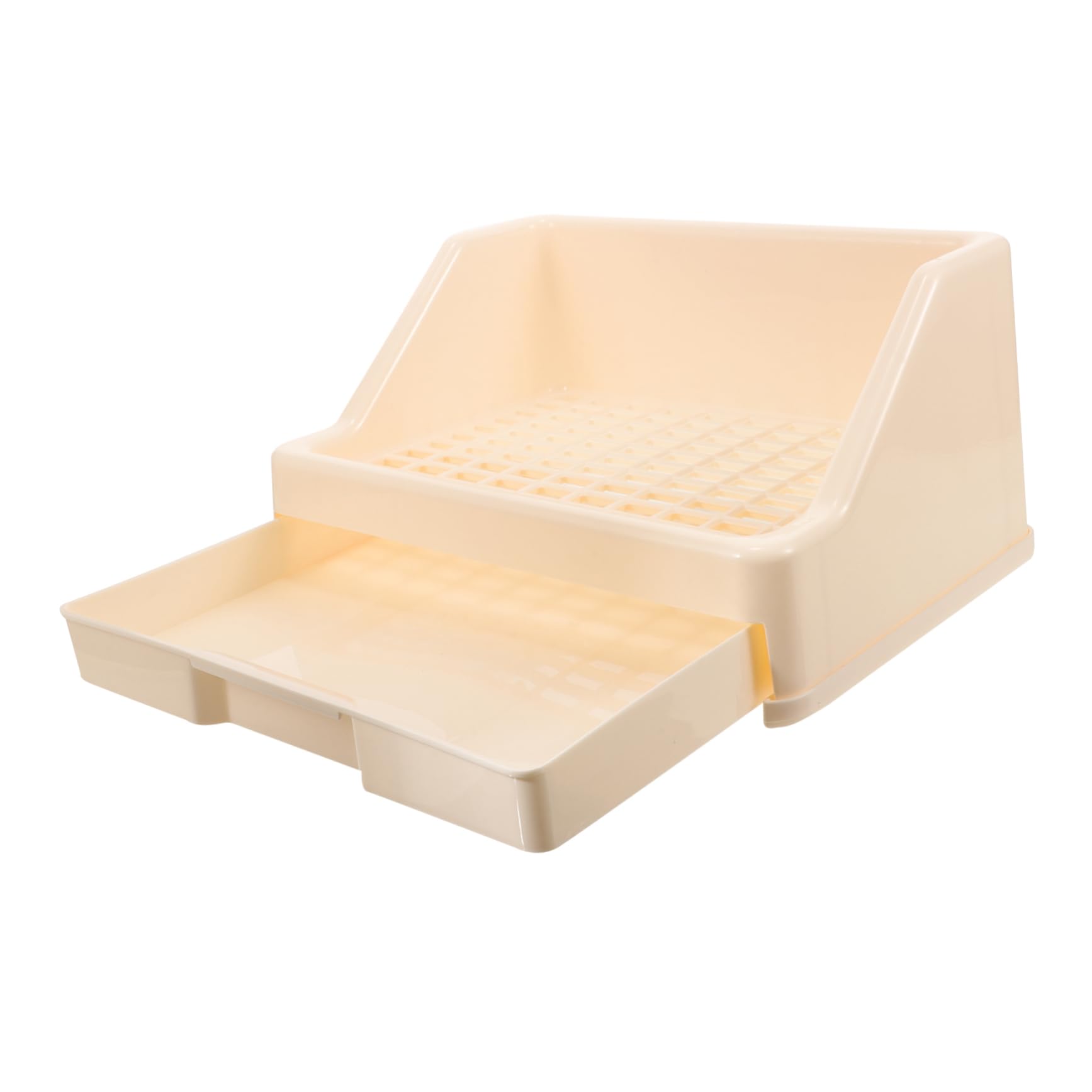 Lettiera per Conigli Vasino in Plastica per Piccoli Animali Toilette per Addestramento Conigli Lettiera Riutilizzabile per Gabbia Spazio Adeguato
