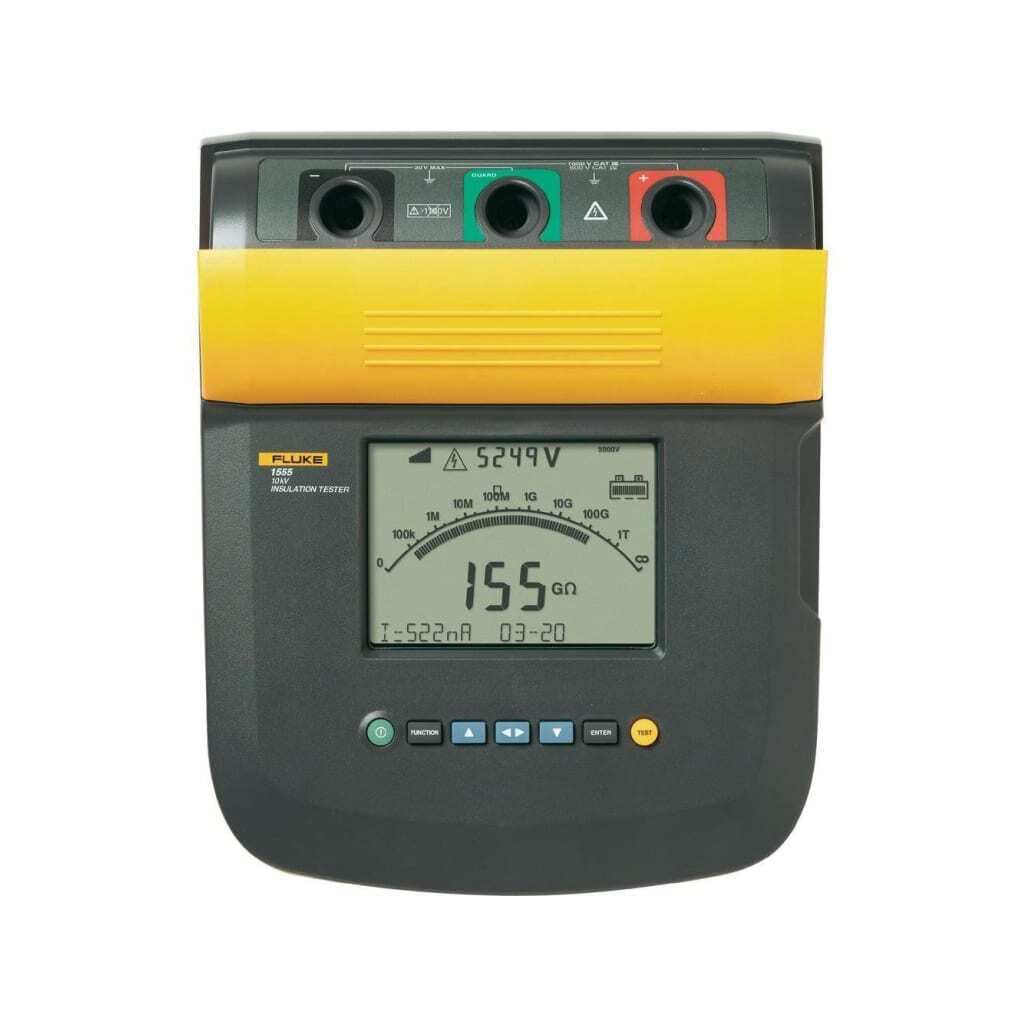 Fluke 1555/KIT Insulation Resistance Tester Kit, 2 Teraohms Resistance , 10kV Voltage
