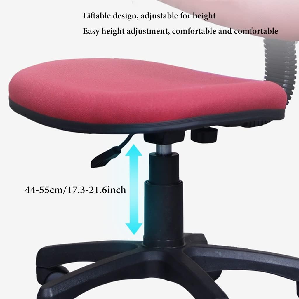 GIZNXBA Kids Desk Chair with Wheels, Ergonomic Office Chair, Adjustment Kids Task Chair Children Study Chair Lumbar Support, Swivel Rolling Desk Chair for Kids,Teen, Adult (Color : /Dark Blue)