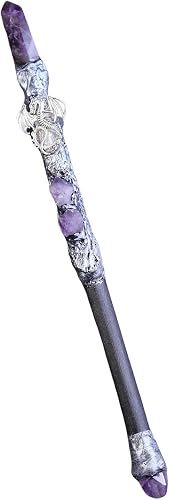 Handcrafted Amethyst Crystal Magic Wand