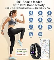 Fitness Tracker Smart Watch with 24/7 Heart Rate Blood Oxygen Blood Pressure Sleep Monitor Step Calorie Counter Pedometer IP68 Waterproof for Android and iPhone — image 5