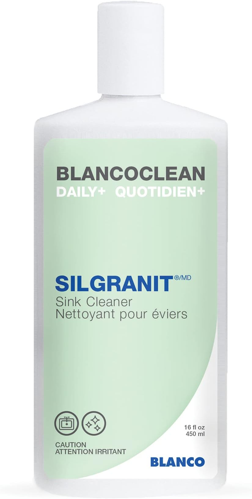 BLANCO 406200 BLANCOCLEAN Daily Silgranit Sink Cleaner, 15 oz, White, 15 Fl Oz