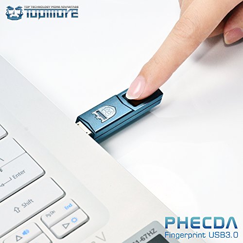 image for TOPMORE Phecda Fingerprint Recognition USB3.0 Flash Drive Fingerprint 