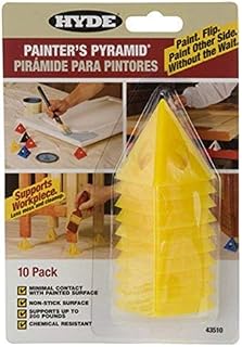Hyde Tools 43510 Painters Pyramid (10 Pack), 1 Pack, Yellow