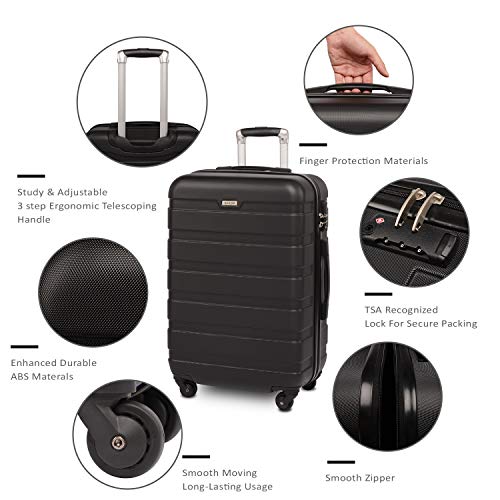 BAHOM-3-Piece-Luggage-Sets-with-Spinner-Wheels-TSA-Lock-Suitcase-Set-of-3-with-Hard-Shell-for-Women-Man-Boys-and-Girls-202428-inch