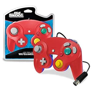 Old Skool GameCube/Wii Compatible Controller – Red/Blue Special Edition