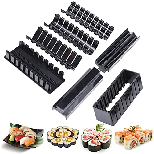 Strumenti Per La Produzione Di Sushi, Stampo Per Sushi, Stampo Per Sushi, Stampo Manuale Per Sushi, 7 Pezzi, 6 Forme Per Sushi Per Cucina, Compleanno,