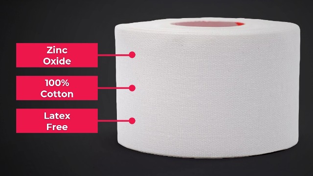 Image of Cramer Athletic Tape 6 Pack, 1.5 inch x 10 Yards White, Easy Tear Sports Tape for Ankle, Wrist & Knee, Latex-Free Adhesive, Strong Support, Athletic Training Tape Roll