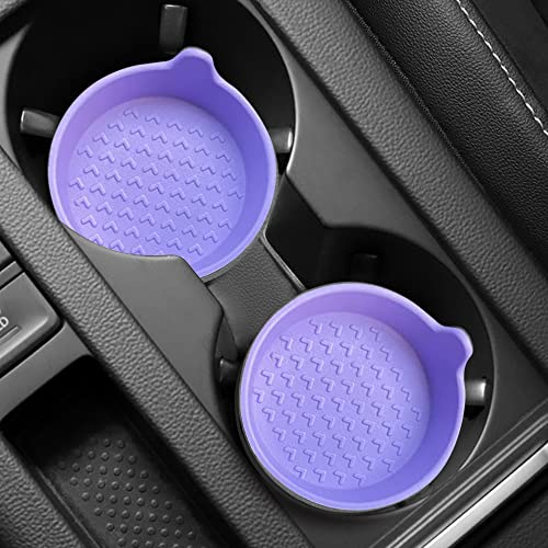 4 Packs de Posavasos de Silicona para Portavasos de Auto miniatura 1