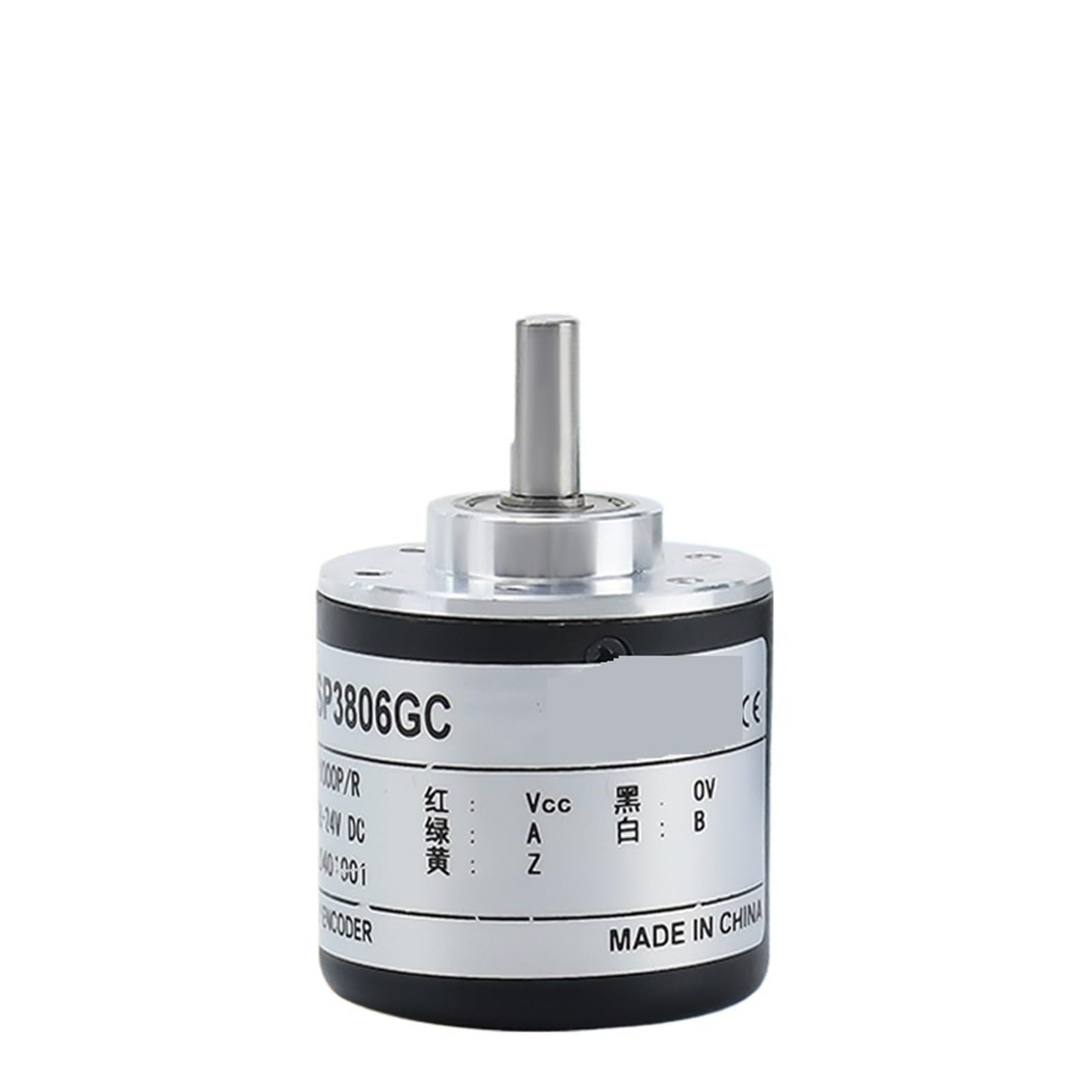 Encodeur 5v-24V de haute precision boitier 38mm robuste arbre plein 6mm